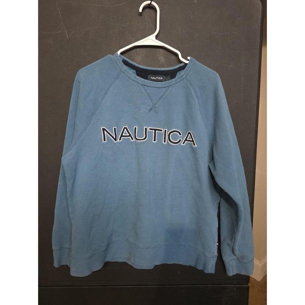 Blue Nautica crewneck sweatshirt Size L